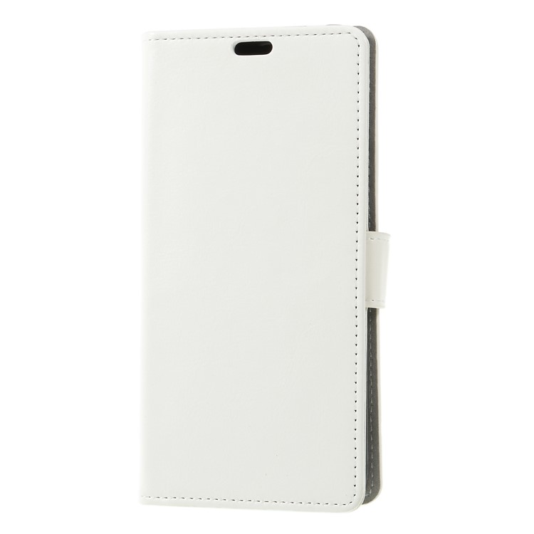 Crazy Horse Wallet Leather Stand Cover Accessory for Xiaomi Pocophone F1 / Poco F1 (India) - White-3