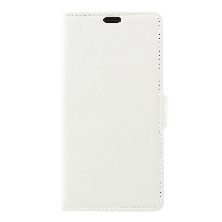 Crazy Horse Wallet Stand Leather Flip Protection Shell for Xiaomi Pocophone F1 / Poco F1 (India) - White-1