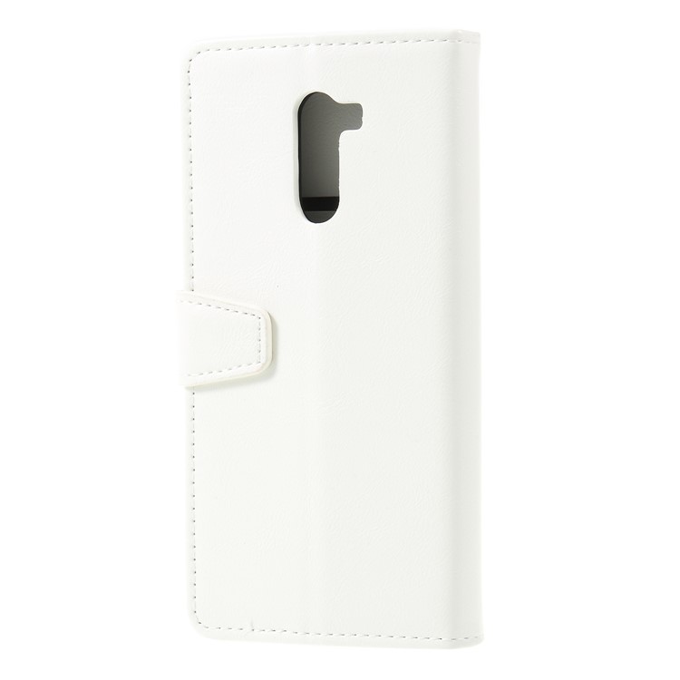 Crazy Horse Wallet Stand Leather Flip Protection Shell for Xiaomi Pocophone F1 / Poco F1 (India) - White-2