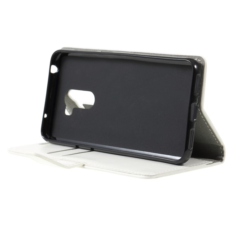 Crazy Horse Wallet Stand Leather Flip Protection Shell for Xiaomi Pocophone F1 / Poco F1 (India) - White-4