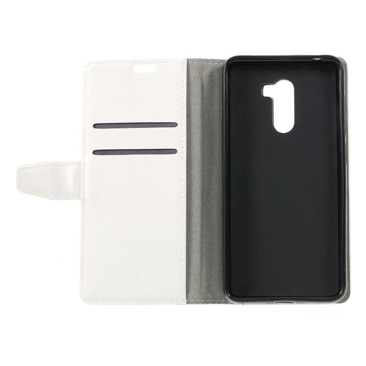 Crazy Horse Wallet Stand Leather Flip Protection Shell for Xiaomi Pocophone F1 / Poco F1 (India) - White-6