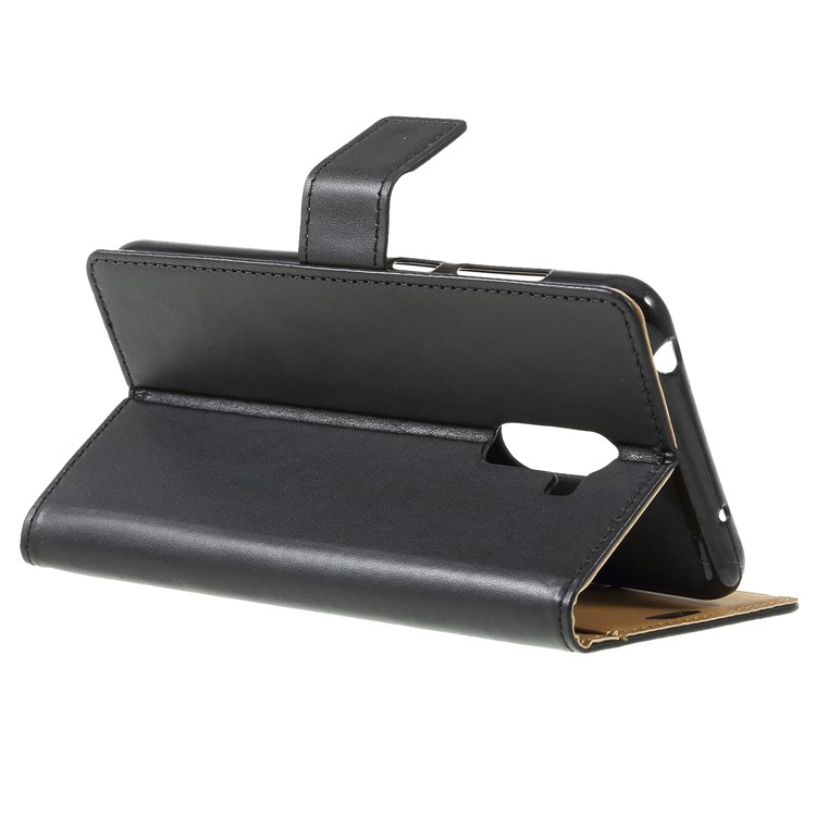 Wallet Stand Flip Leather Phone Cover for Xiaomi Pocophone F1/Poco F1 (India) - Black-5