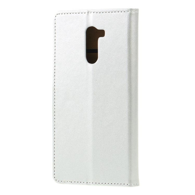 Wallet Stand Flip Leather Phone Case Accessory for Xiaomi Pocophone F1/Poco F1 (India) - Silver-2