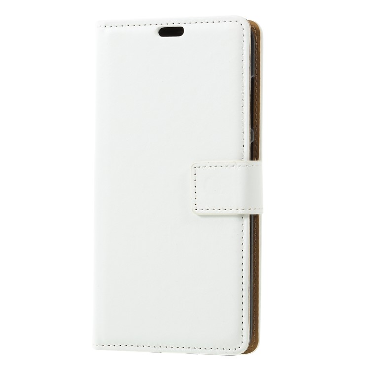 Wallet Stand Flip Leather Phone Protective Casing for Xiaomi Pocophone F1/Poco F1 (India) - White-3