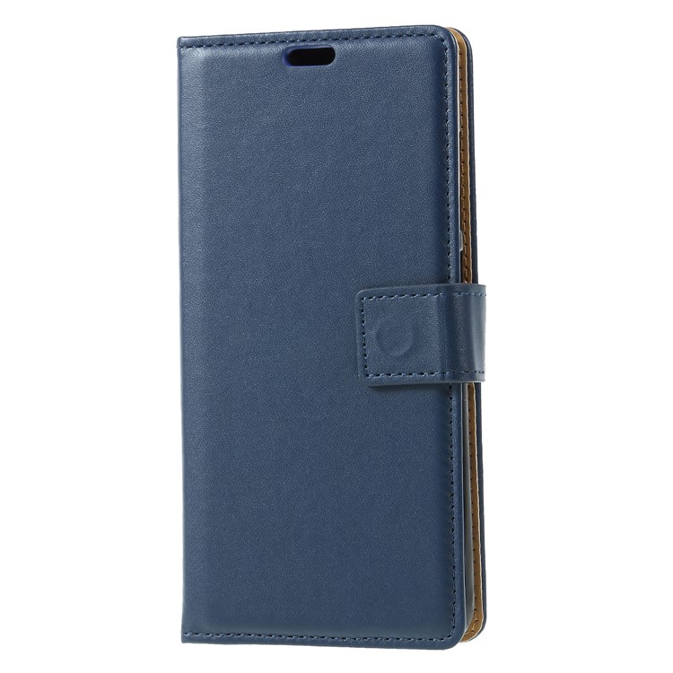 Wallet Stand Flip Leather Mobile Case for Xiaomi Pocophone F1/Poco F1 (India) - Blue-3