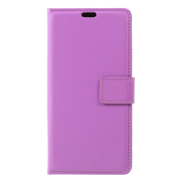 For Xiaomi Pocophone F1/Poco F1 (India) Leather Wallet Stand Flip Phone Card Holders Case - Purple-1