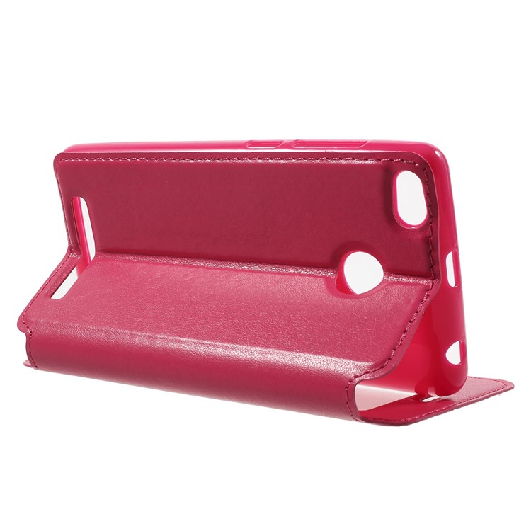 ROAR KOREA Window View Leather Stand Cover for Xiaomi Redmi 3s - Rose-3