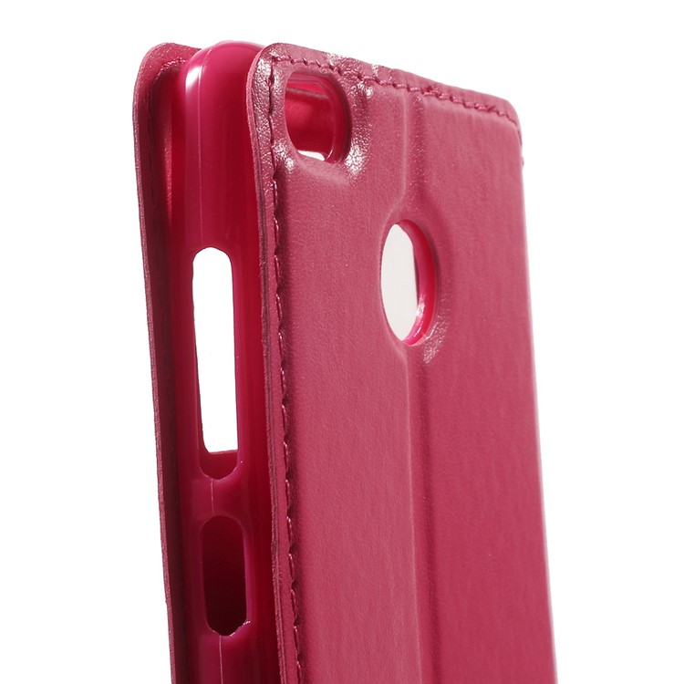 ROAR KOREA Window View Leather Stand Cover for Xiaomi Redmi 3s - Rose-7