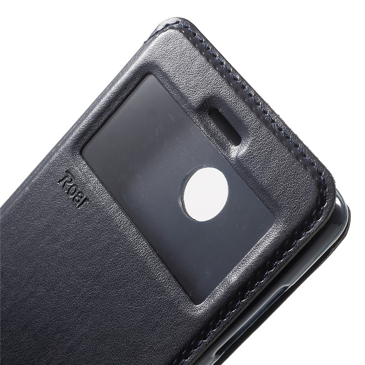 ROAR KOREA View Window Protective Leather Cover for Xiaomi Redmi 3s - Dark Blue-6