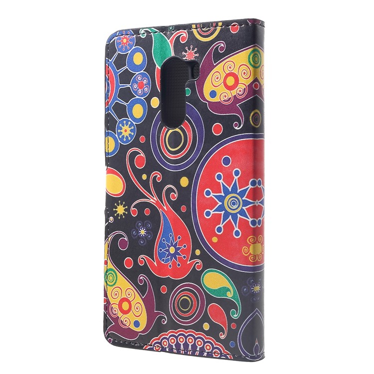 Pattern Printing Wallet Stand Leather Cover for Xiaomi Pocophone F1 / Poco F1 (India) - Paisley Pattern-2