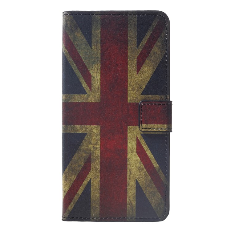 Pattern Printing Wallet Stand Leather Magnetic Phone Cover for Xiaomi Pocophone F1 / Poco F1 (India) - Retro Union Jack-1