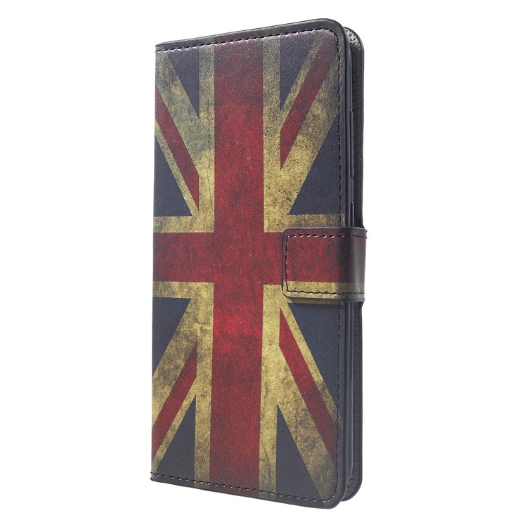 Pattern Printing Wallet Stand Leather Magnetic Phone Cover for Xiaomi Pocophone F1 / Poco F1 (India) - Retro Union Jack-3