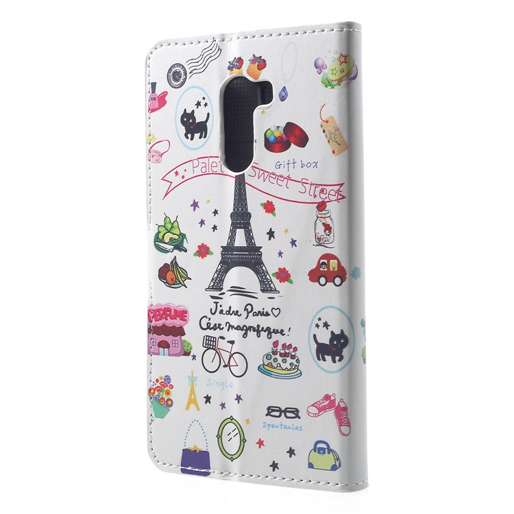 Pattern Printing Wallet Stand Leather Phone Case Cover for Xiaomi Pocophone F1 / Poco F1 (India) - Palette Sweet Street-2