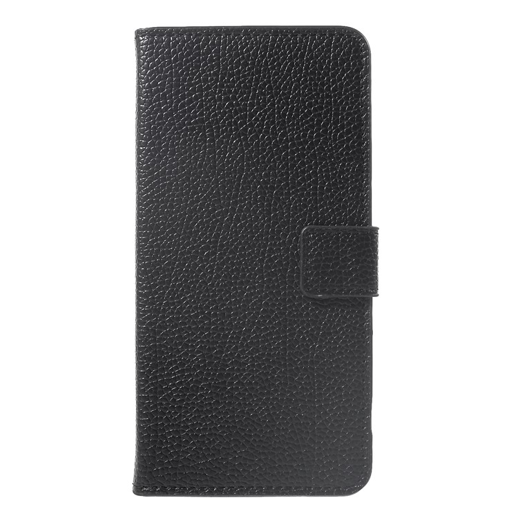 Litchi Skin Wallet Leather Stand Cover for Xiaomi Pocophone F1 / Poco F1 (India) - Black-3