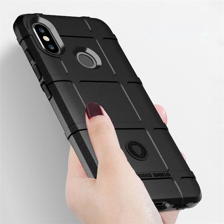 For Xiaomi Mi 8 (6.21-inch) Rugger Shield Anti-shock TPU Case - Black-3