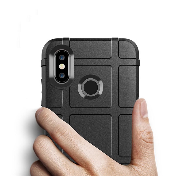 For Xiaomi Mi 8 (6.21-inch) Rugger Shield Anti-shock TPU Case - Black-4