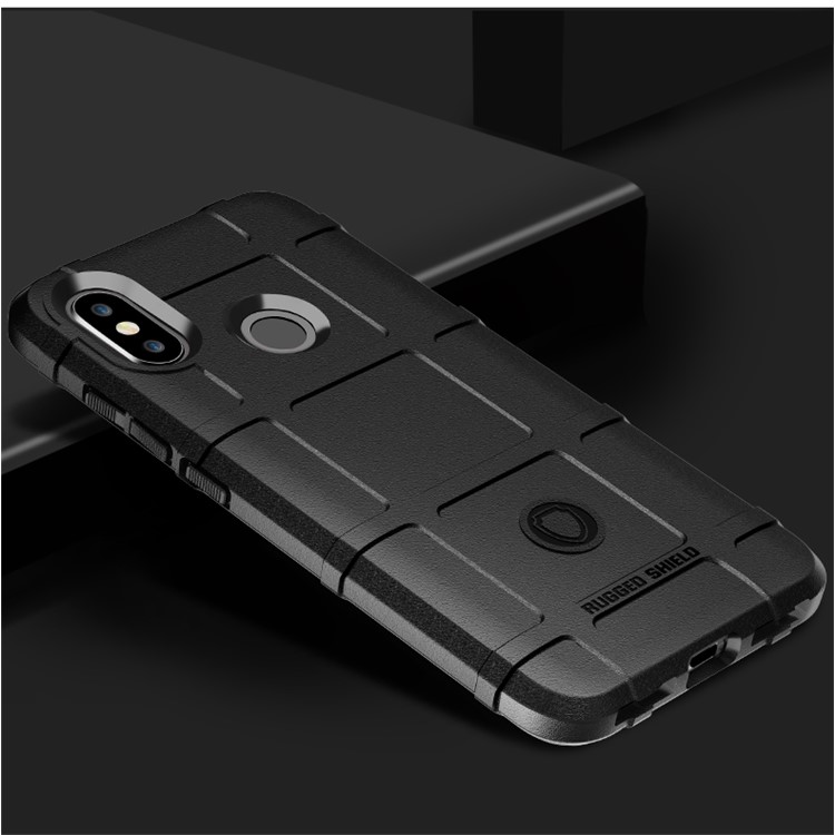 For Xiaomi Mi 8 (6.21-inch) Rugger Shield Anti-shock TPU Case - Black-5