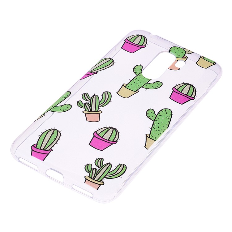 Pattern Printing Flexible TPU Mobile Shell for Xiaomi Pocophone F1 / Poco F1 (India) - Cactus-3