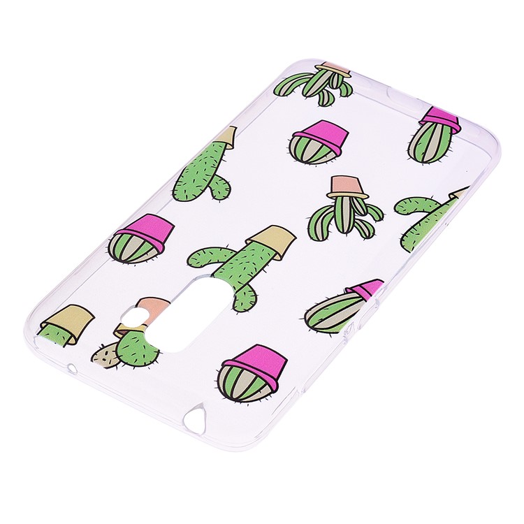 Pattern Printing Flexible TPU Mobile Shell for Xiaomi Pocophone F1 / Poco F1 (India) - Cactus-4