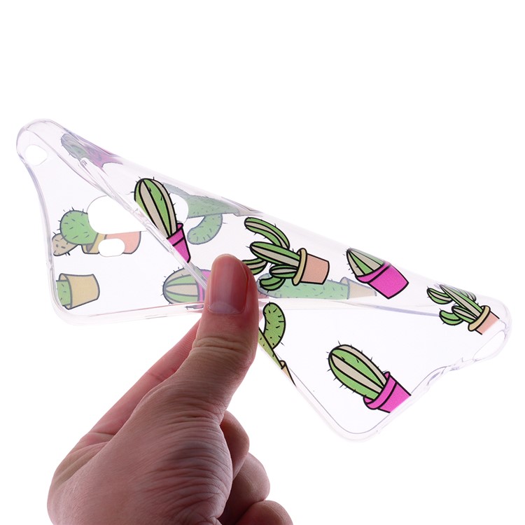 Pattern Printing Flexible TPU Mobile Shell for Xiaomi Pocophone F1 / Poco F1 (India) - Cactus-5