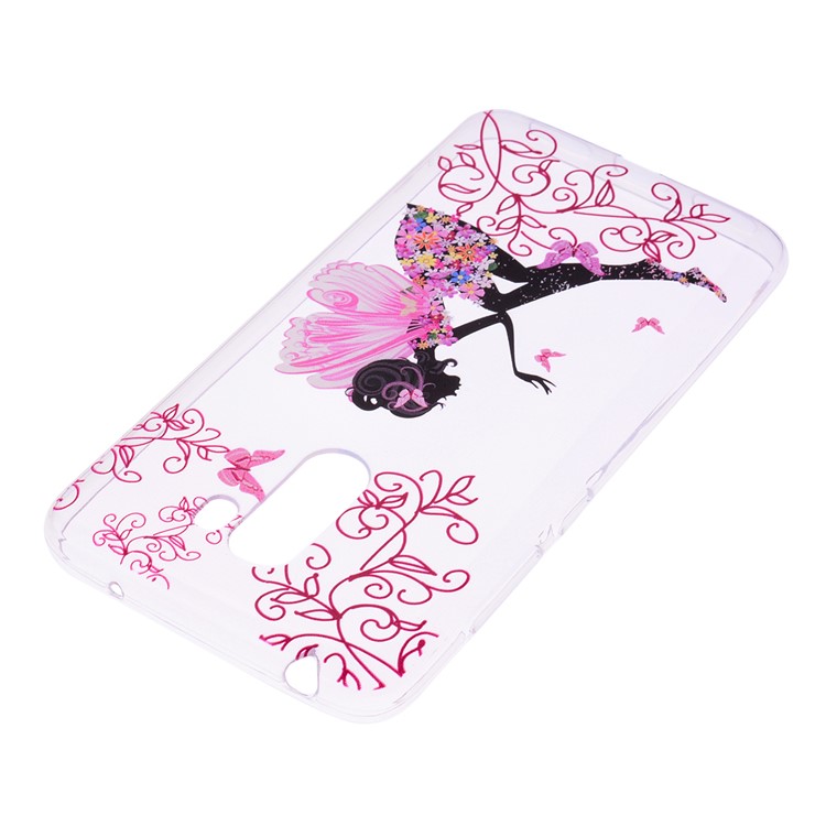 Pattern Printing Flexible TPU Mobile Phone Cover for Xiaomi Pocophone F1 / Poco F1 (India) - Butterfly Fairy-4