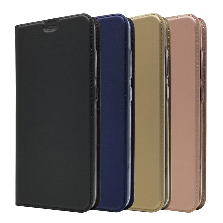 Auto-absorbed Card Holder Stand Leather Mobile Case for Xiaomi Pocophone F1 / Poco F1 (India) - Black-10