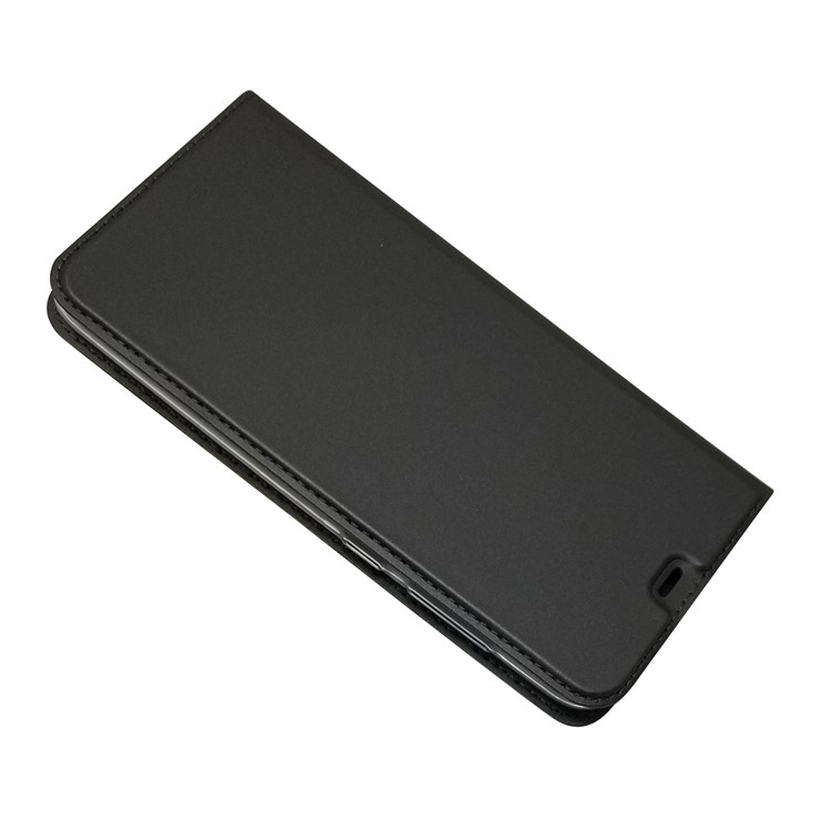 Auto-absorbed Card Holder Stand Leather Mobile Case for Xiaomi Pocophone F1 / Poco F1 (India) - Black-3