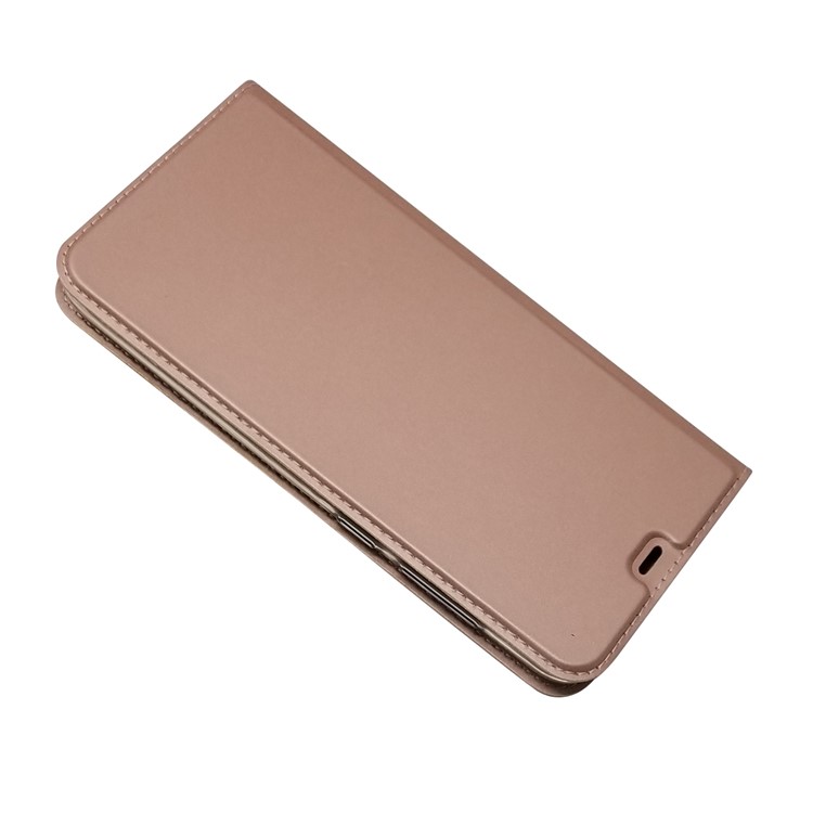 Auto-absorbed Card Holder Stand Leather Mobile Cover for Xiaomi Pocophone F1 / Poco F1 (India) - Rose Gold-3