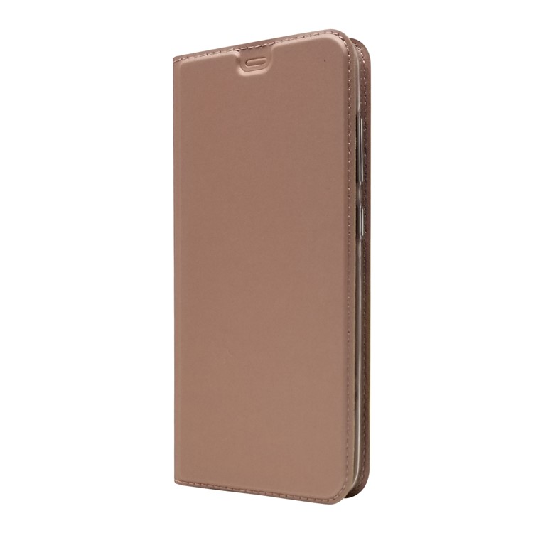 Auto-absorbed Card Holder Stand Leather Mobile Cover for Xiaomi Pocophone F1 / Poco F1 (India) - Rose Gold-8