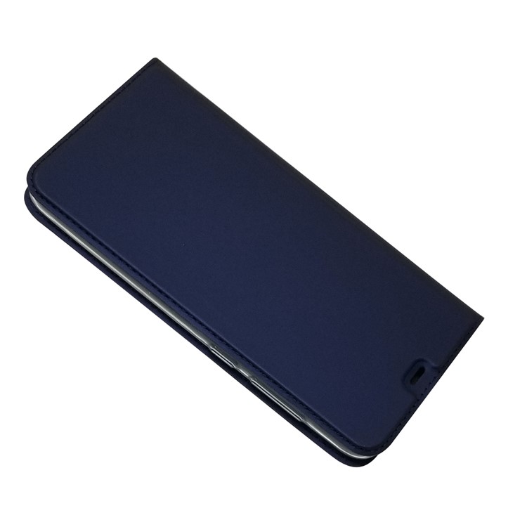 Auto-absorbed Card Holder Stand Leather Case Accessory for Xiaomi Pocophone F1 / Poco F1 (India) - Dark Blue-3