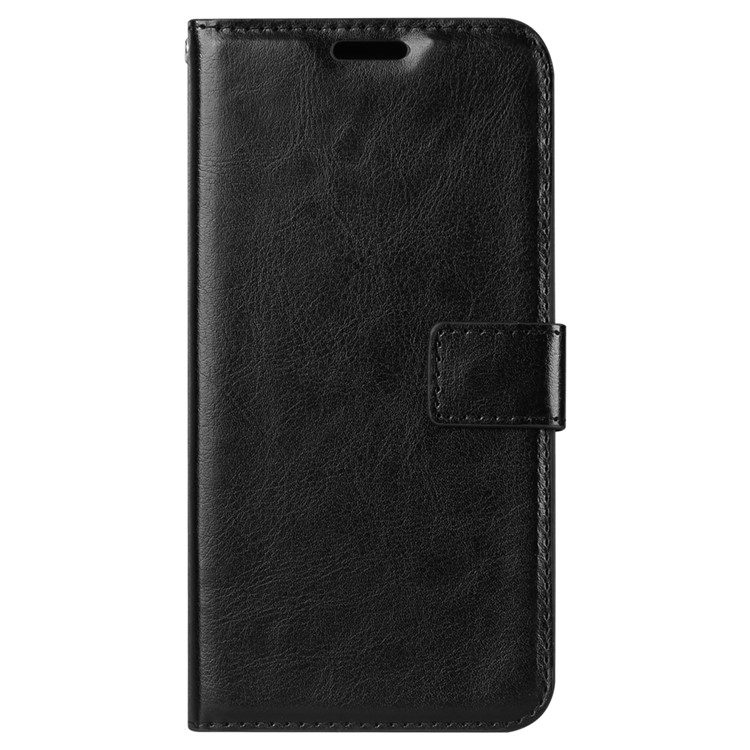 Crazy Horse Texture Wallet Stand Leather Phone Case for Xiaomi Pocophone F1 / Poco F1 (India) - Black-2