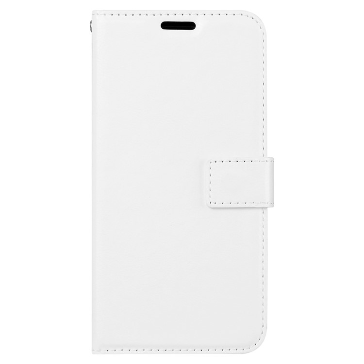 Crazy Horse Texture Wallet Stand Leather Phone Cover for Xiaomi Pocophone F1 / Poco F1 (India) - White-2