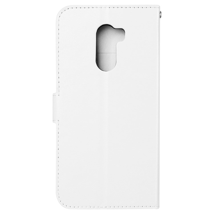 Crazy Horse Texture Wallet Stand Leather Phone Cover for Xiaomi Pocophone F1 / Poco F1 (India) - White-3