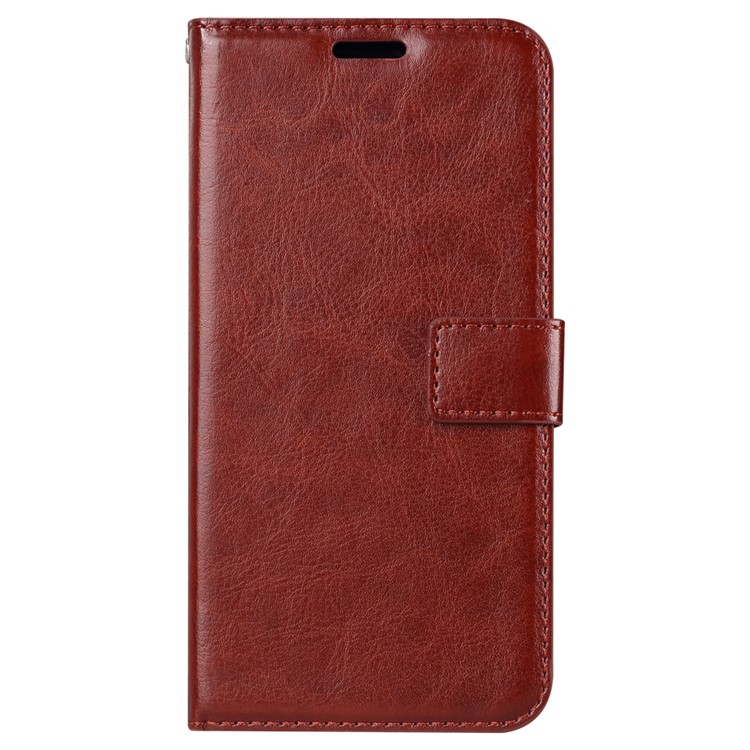 Crazy Horse Texture Wallet Stand Leather Protective Case for Xiaomi Pocophone F1 / Poco F1 (India) - Brown-2