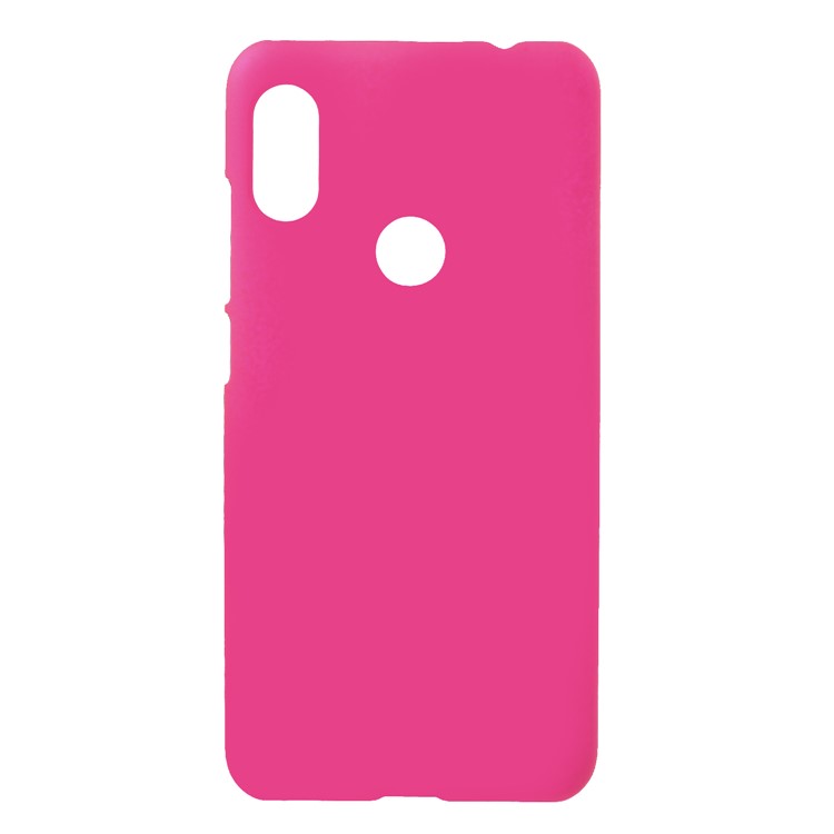 Rubberized Hard Shell Case for Xiaomi Redmi Note 6 Pro - Rose-1