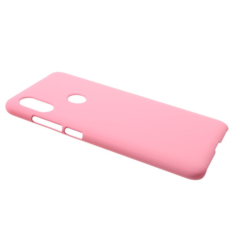 Rubberized Hard Back Case for Xiaomi Redmi Note 6 Pro - Pink-2