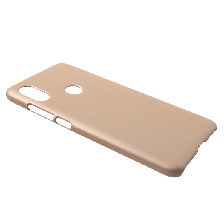 Rubberized Hard Plastic Cover Case for Xiaomi Redmi Note 6 Pro - Gold-2