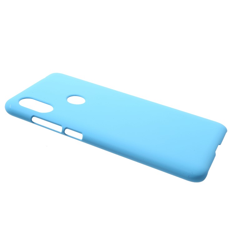 Rubberized Hard Shell Cover Case for Xiaomi Redmi Note 6 Pro - Baby Blue-2