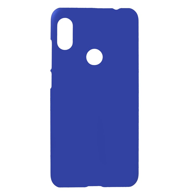 Rubberized Hard Protective Case for Xiaomi Redmi Note 6 Pro - Dark Blue-1