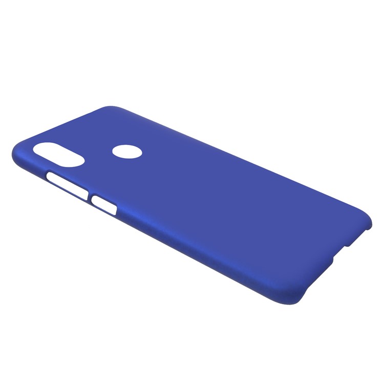 Rubberized Hard Protective Case for Xiaomi Redmi Note 6 Pro - Dark Blue-2