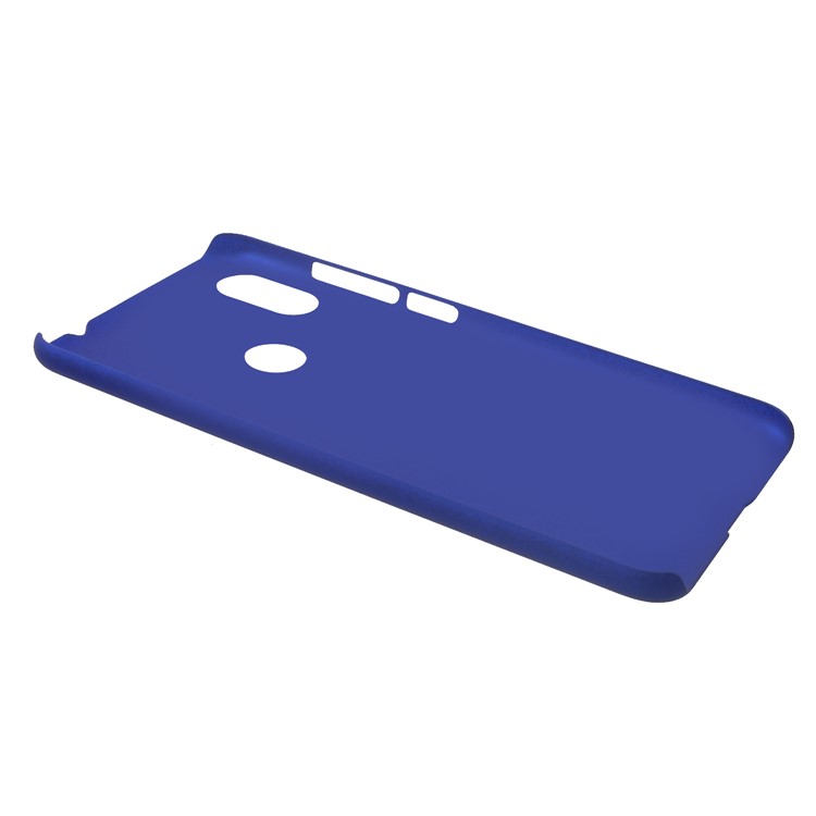 Rubberized Hard Protective Case for Xiaomi Redmi Note 6 Pro - Dark Blue-3