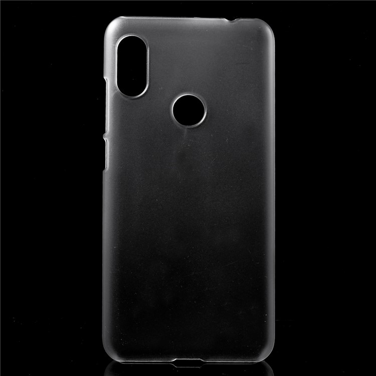 Rubberized Hard Phone Cover Case for Xiaomi Redmi Note 6 Pro - Transparent-1