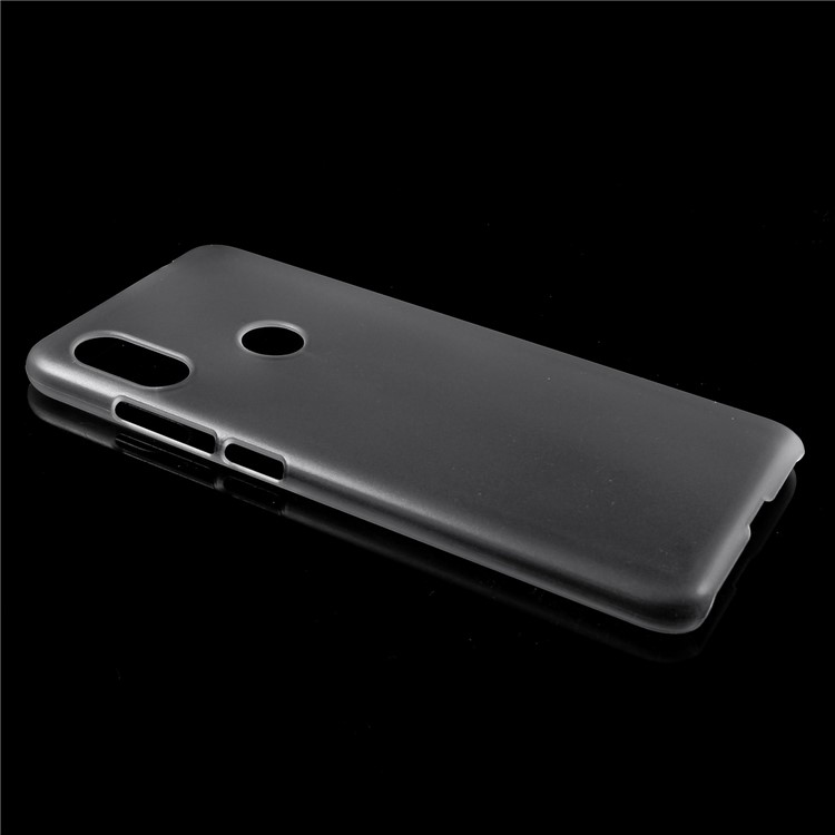 Rubberized Hard Phone Cover Case for Xiaomi Redmi Note 6 Pro - Transparent-2