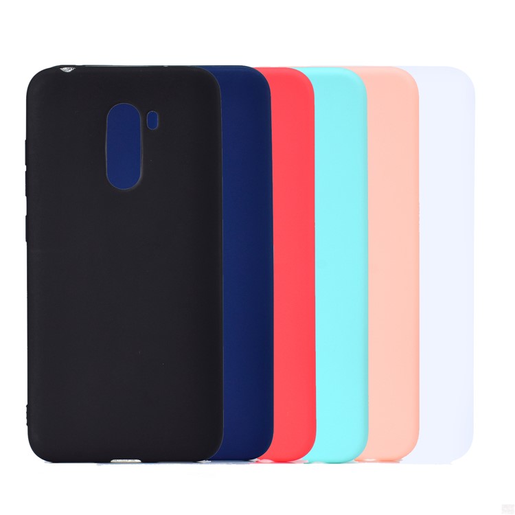 Soft Frosted TPU Case for Xiaomi Pocophone F1 / Poco F1 in India - Black-8