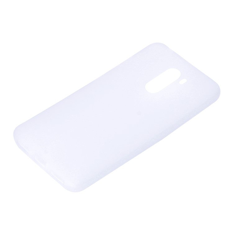 Soft Frosted TPU Back Case for Xiaomi Pocophone F1 / Poco F1 in India - White-3