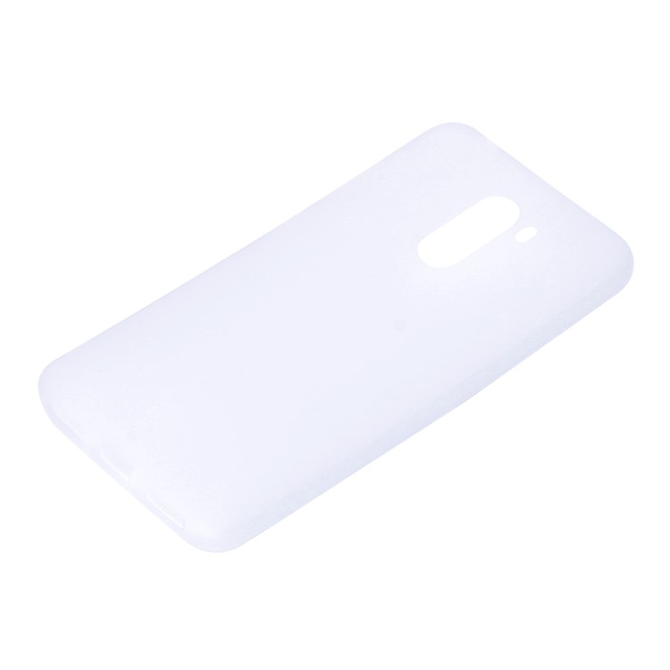 Case de Dos TPU Givré Doux Pour le Pocophone Xiaomi F1 / Poco F1 en Inde - Blanche-3