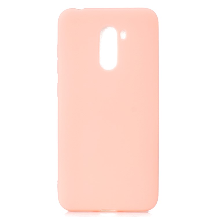 Soft Frosted TPU Phone Case for Xiaomi Pocophone F1 / Poco F1 in India - Pink-2