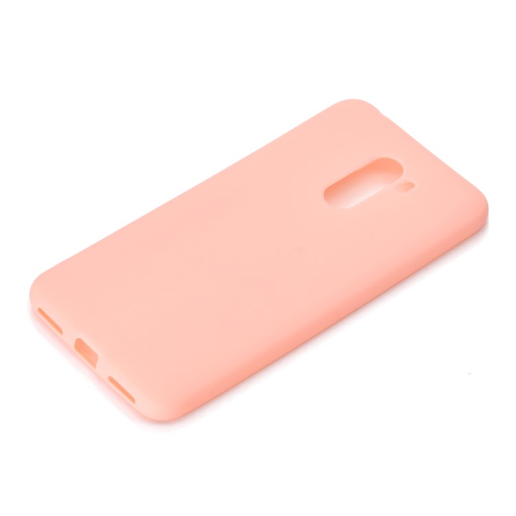 Soft Frosted TPU Phone Case for Xiaomi Pocophone F1 / Poco F1 in India - Pink-3