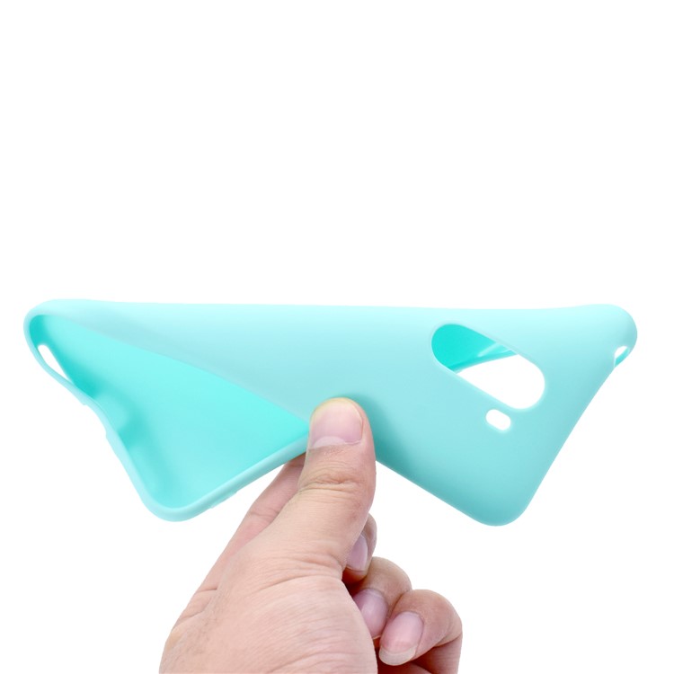 Case de Couverture de Coquille TPU Givrée à Doux Pour Pocophone Xiaomi F1 / Poco F1 en Inde - Bébé Bleu