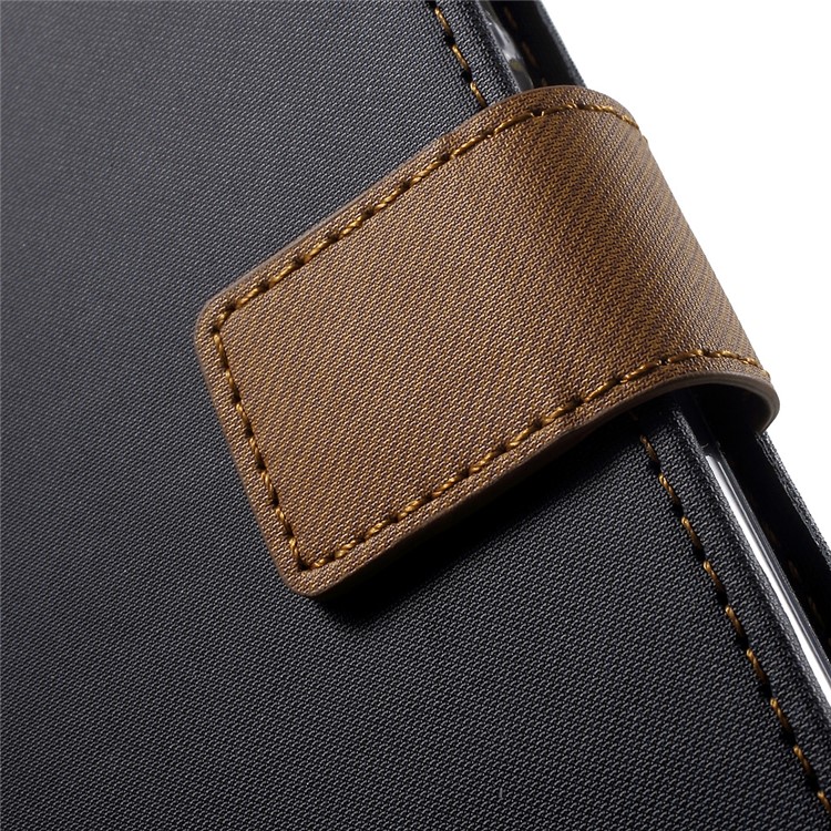 ROAR KOREA Twill Grain Leather Wallet Case for Xiaomi Redmi Note 4 - Black-8